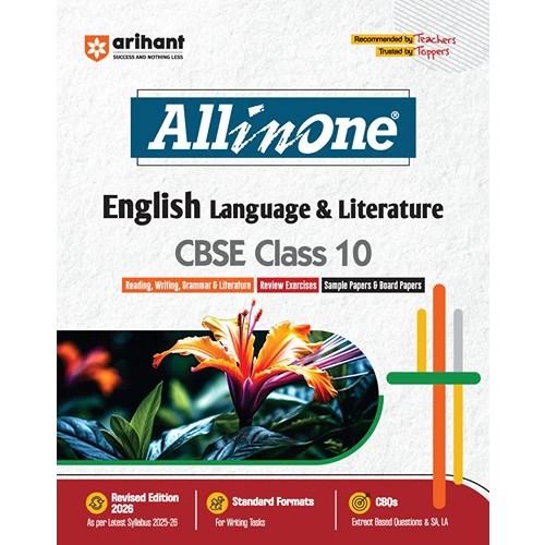 All In One English Language & Literature Class 10th Based On Latest NCERT Syllabus For CBSE Exams 2025-26