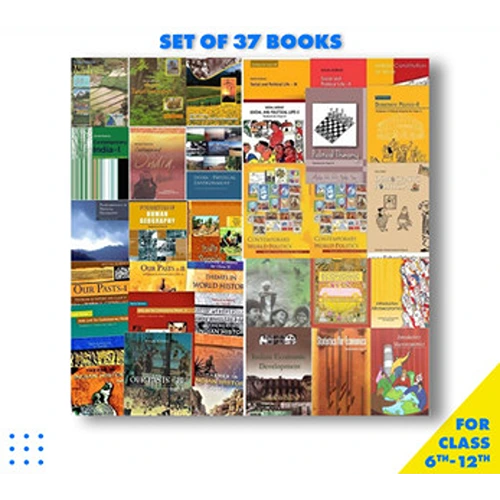 37 ncert 37 NCERT Complete Social Science Books From Class 6 To 12 For UPSC (History + Pol. Sci. + Geography + Economics + Sociology) for NCERT Exam