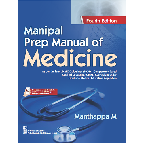 Manipal Prep Manual of Medicine By Manthappa 4th Edition 2025