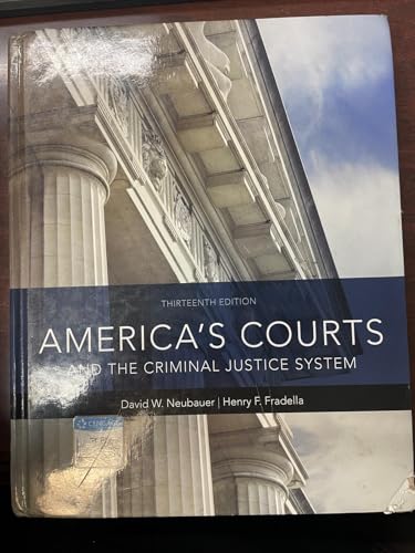 41RDv0Kvr6L._SL500_.jpg America's Courts And The Criminal Justice System By Henry Fradella, David Neubauer - Image 1