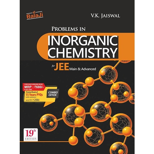 Problems in Inorganic Chemistry for JEE By V. K. Jaiswal 19th Edition