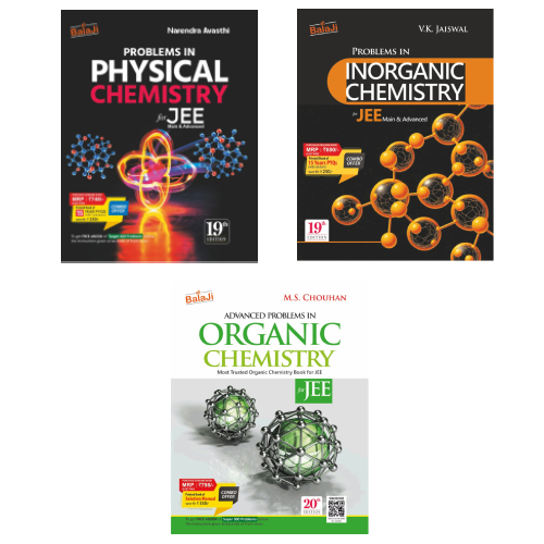 Balaji Advanced Problems in Organic Chemistry and Problems in Physical Chemistry - Inorganic Chemistry for JEE | Latest Edition