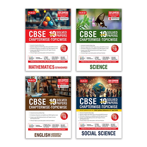 MTG CBSE Champion Class 10 PYQ Books Maths Science English Social Science 2027